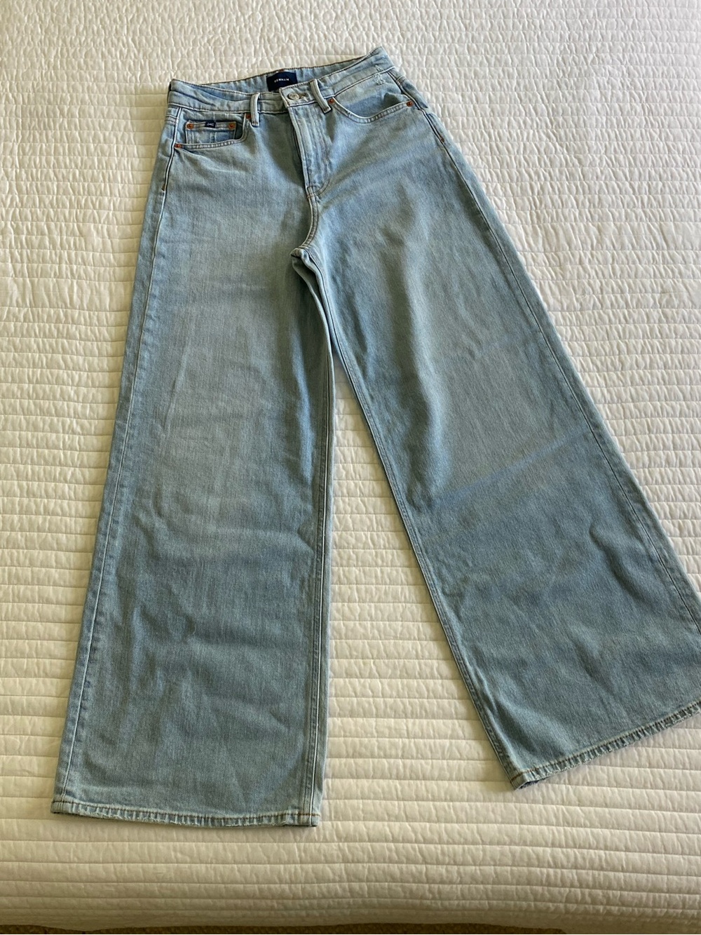 Denham Miku CSB Jeans Light Blue Wide Leg Jeans NWT - Picture 4 of 10